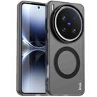 For vivo X200 Ultra IMAK Candy Series Shockproof MagSafe Phone Case(Black) - 1