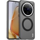 For vivo X200 IMAK Candy Series Shockproof MagSafe Phone Case(Black) - 1