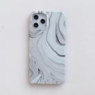 For iPhone 12 Pro Max Shining Marble Pattern Soft TPU Protective Case(White) - 2