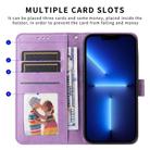 For Motorola Edge 50 Ultra / X50 Ultra Embossed Sunflower Leather Phone Case(Purple) - 3