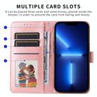 For Motorola Moto G85 / S50 Neo Embossed Sunflower Leather Phone Case(Rose Gold) - 3