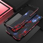 For ZTE Nubia Red Magic 5G Aluminum Alloy Shockproof Protective Bumper Frame(Black Red) - 2
