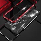 For ZTE Nubia Red Magic 5G Aluminum Alloy Shockproof Protective Bumper Frame(Black Red) - 3