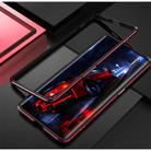 For OPPO Find X2 Aluminum Alloy Shockproof Protective Bumper Frame(Black Red) - 2