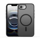 For iPhone 16e DUX DUCIS Yind Series MagSafe TPU Hybrid PC Phone Case(Black) - 1