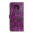 For Huawei Mate 40 Retro Crazy Horse Texture Horizontal Flip Leather Case with Wallet & Holder & Card Slots & Photo Frame(Purple) - 3