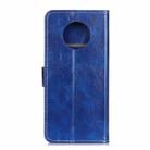 For Huawei Mate 40 Pro Retro Crazy Horse Texture Horizontal Flip Leather Case with Wallet & Holder & Card Slots & Photo Frame(Blue) - 2