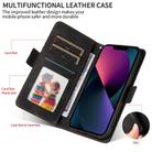 For Motorola Edge 50 Ultra / X50 Ultra Embossed Rhombus Starry Leather Phone Case(Black) - 3
