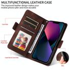 For Motorola Edge 50 Ultra / X50 Ultra Embossed Rhombus Starry Leather Phone Case(Brown) - 3