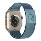 For Apple Watch 46mm / 49mm / 45mm / 44mm Fearless Trail Loop Nylon Band(Blue) - 1