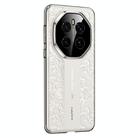 For Honor Magic7 Cloud Dragon Pattern Plain Leather PC Phone Case(White) - 1