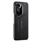 For Honor 300 Pro Cloud Dragon Pattern Plain Leather PC Phone Case(Black) - 1