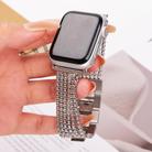 For Apple Watch 46mm / 49mm / 45mm / 44mm 6-Chain Stainless Steel Watch Band(Silver) - 3