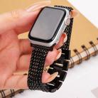For Apple Watch 42mm / 41mm / 40mm / 38mm 6-Chain Stainless Steel Watch Band(Black) - 3