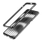 For OPPO Reno3 Pro Aluminum Alloy Shockproof Protective Bumper Frame(Black) - 1