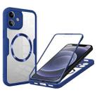 For iPhone 12 CD Texture MagSafe Phone Case(Blue) - 1