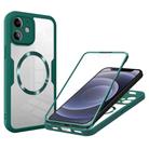 For iPhone 12 CD Texture MagSafe Phone Case(Green) - 1