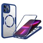 For iPhone 13 Pro Max CD Texture MagSafe Phone Case(Blue) - 1
