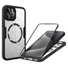 For iPhone 15 Pro Max CD Texture MagSafe Phone Case(Black) - 1