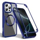 For iPhone 16 Pro CD Texture MagSafe Phone Case(Blue) - 1