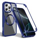 For iPhone 16 Pro Max CD Texture MagSafe Phone Case(Blue) - 1