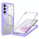 For Samsung Galaxy A36 / A56 5G CD Texture MagSafe Phone Case(Purple) - 1