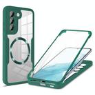 For Samsung Galaxy S22 5G CD Texture MagSafe Phone Case(Green) - 1