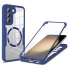 For Samsung Galaxy S23 5G CD Texture MagSafe Phone Case(Blue) - 1