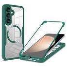 For Samsung Galaxy S23 FE 5G CD Texture MagSafe Phone Case(Green) - 1