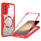 For Samsung Galaxy S23+ 5G CD Texture MagSafe Phone Case(Red) - 1