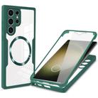 For Samsung Galaxy S23 Ultra 5G CD Texture MagSafe Phone Case(Green) - 1