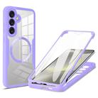 For Samsung Galaxy S24 FE 5G CD Texture MagSafe Phone Case(Purple) - 1