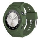 For Huawei Watch GT 4 / GT 5 46mm Integrated Anti-fall TPU Watch Band(Army Green) - 1