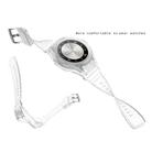 For Huawei Watch GT 4 / GT 5 46mm Integrated Anti-fall TPU Watch Band(Frosted Transparent) - 3