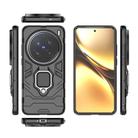For vivo X200 Pro Magnetic Ring Holder PC + TPU Phone Case(Black) - 3