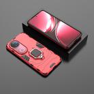 For vivo V50 5G Magnetic Ring Holder PC + TPU Phone Case(Red) - 2