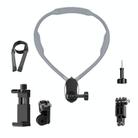 Magnetic Neck Mount Anti-shake Bracket, Type:6 in 1 Phone Clamp - 1