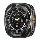 For Samsung Galaxy Watch Ultra 47mm Aluminum Alloy Metal PC Watch Protective Case(Black Orange) - 1