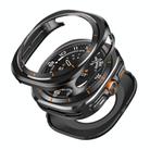 For Samsung Galaxy Watch Ultra 47mm Aluminum Alloy Metal PC Watch Protective Case(Black Orange) - 3