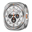 For Samsung Galaxy Watch Ultra 47mm Aluminum Alloy Metal PC Watch Protective Case(Grey Orange) - 1