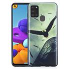 For Samsung Galaxy A21s Painted Pattern Soft TPU Case(Eagle) - 1