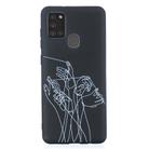 For Samsung Galaxy A21s Painted Pattern Soft TPU Case(Five Hands) - 2