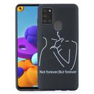 For Samsung Galaxy A21s Painted Pattern Soft TPU Case(Distance) - 1