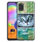 For Samsung Galaxy A31 Painted Pattern Soft TPU Case(Cat) - 1