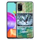 For Samsung Galaxy A41 Painted Pattern Soft TPU Case(Cat) - 1