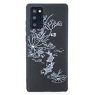 For Samsung Galaxy Note20 Painted Pattern Soft TPU Case(Lotus Pond) - 1