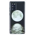 For Samsung Galaxy Note20 Painted Pattern Soft TPU Case(Moon) - 1