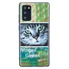 For Samsung Galaxy Note20 Painted Pattern Soft TPU Case(Cat) - 2