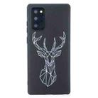 For Samsung Galaxy Note20 Painted Pattern Soft TPU Case(Elk) - 1