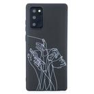 For Samsung Galaxy Note20 Painted Pattern Soft TPU Case(Five Hands) - 2